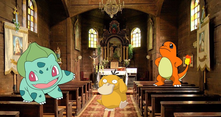 Został aresztowany, bo łapał Pokemony w kościele