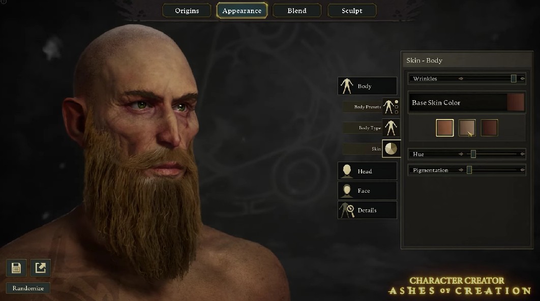 Ashes of Creation chwali się kreatorem postaci... i trolluje Asmongolda
