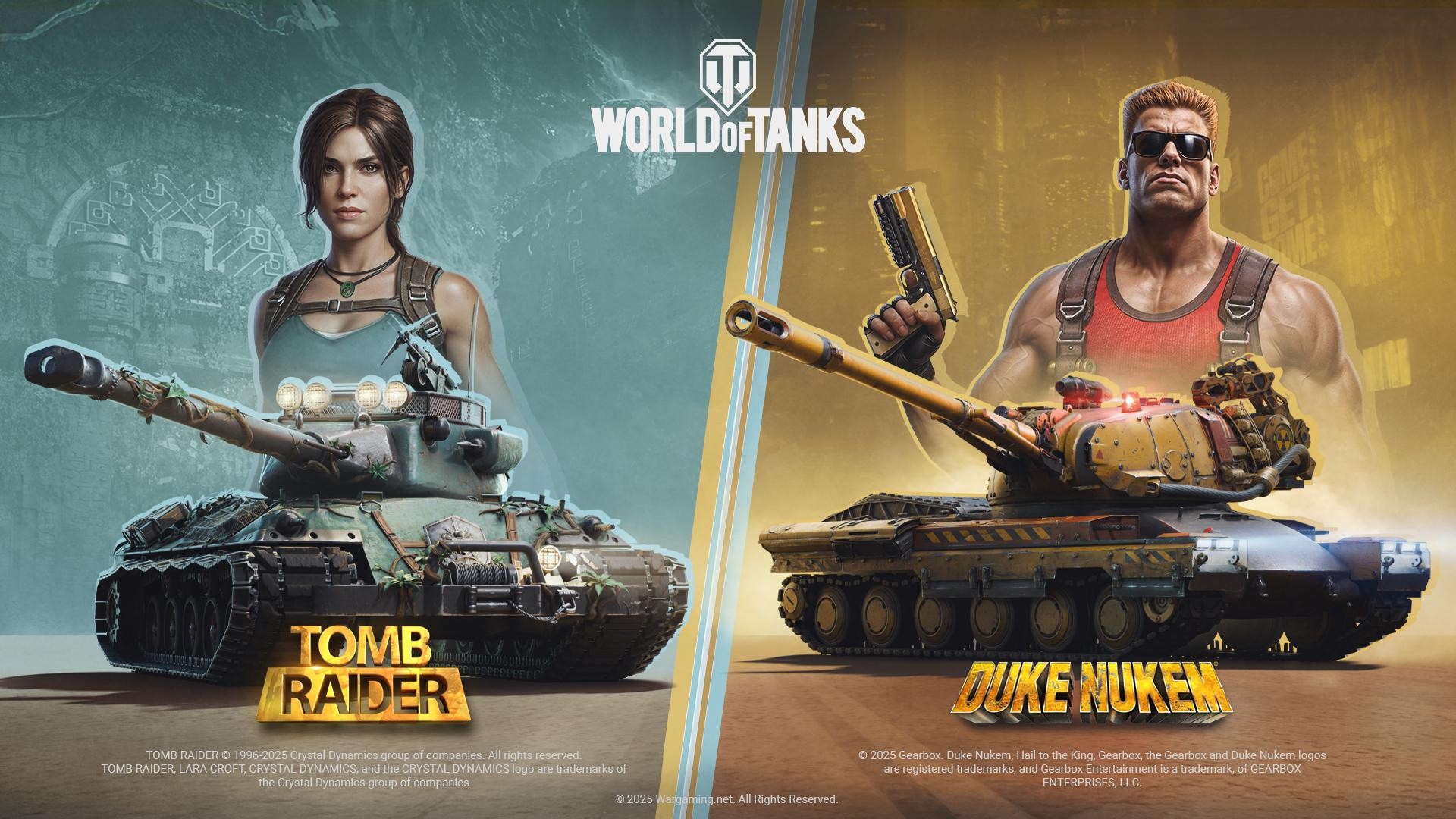 Lara Croft i Duke Nukem w jednej grze! Ale czemu World of Tanks?