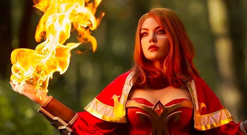 Piekielnie dobry cosplay z Dota 2