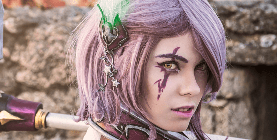 Bardzo milutki cosplay z Aion