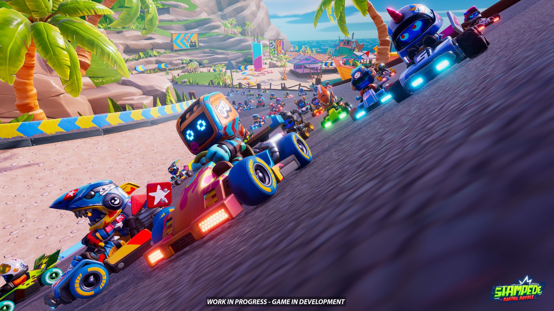 Sprawdzicie Stampede: Racing Royale? Battle royale, ale z gokartami!