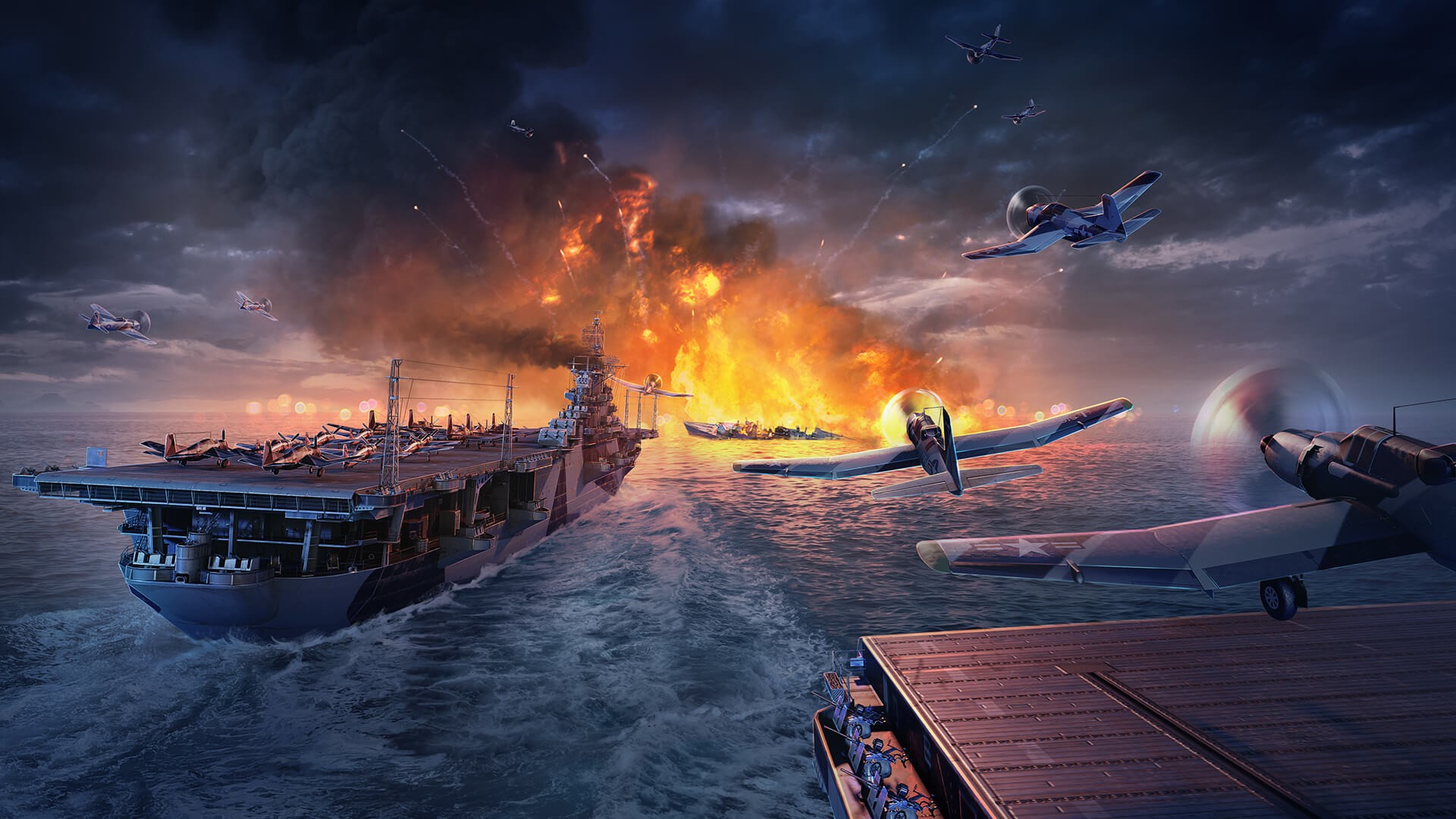 Jak wystartować w nowy rok? Z amerykańskiego lotniskowca w World of Warships!