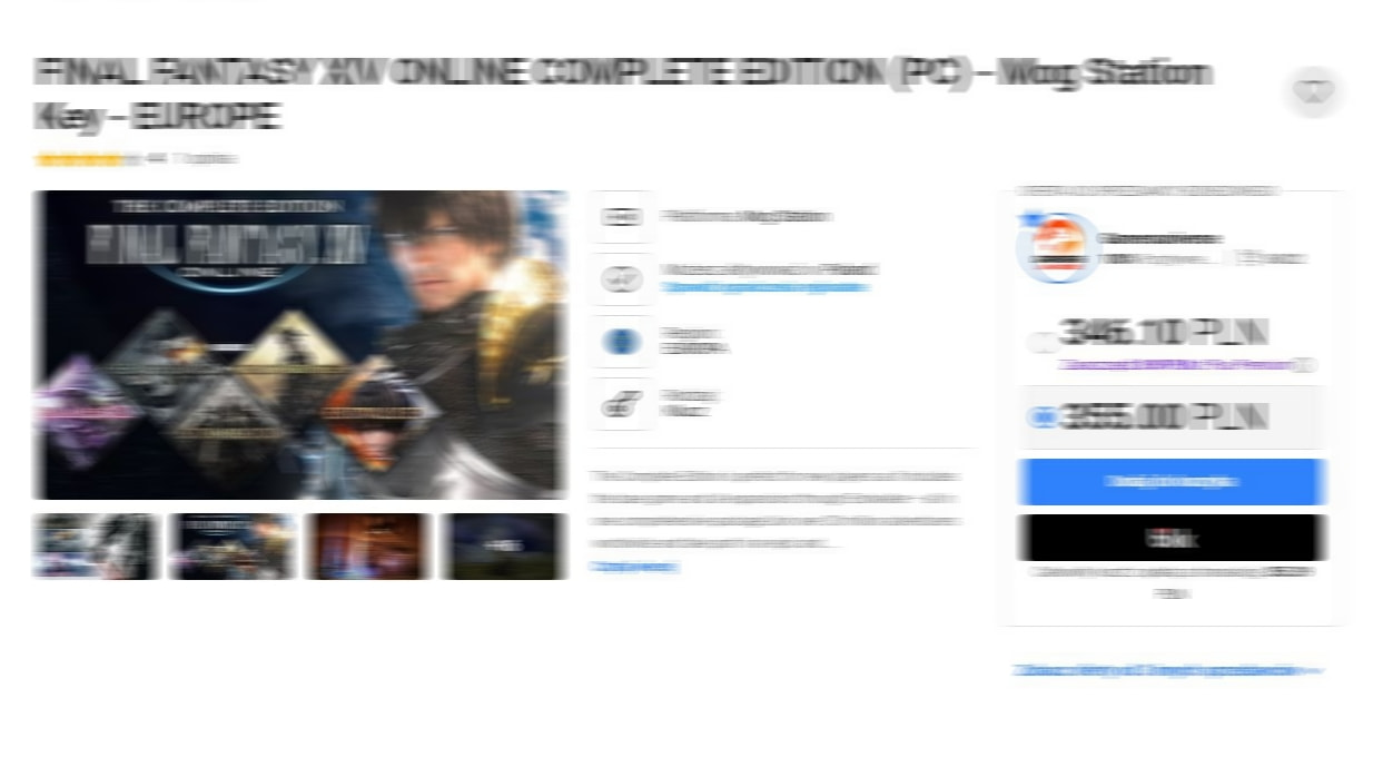 Kupiłeś klucz do Final Fantasy XIV na "nielegalnej" stronie? Licz się z banem