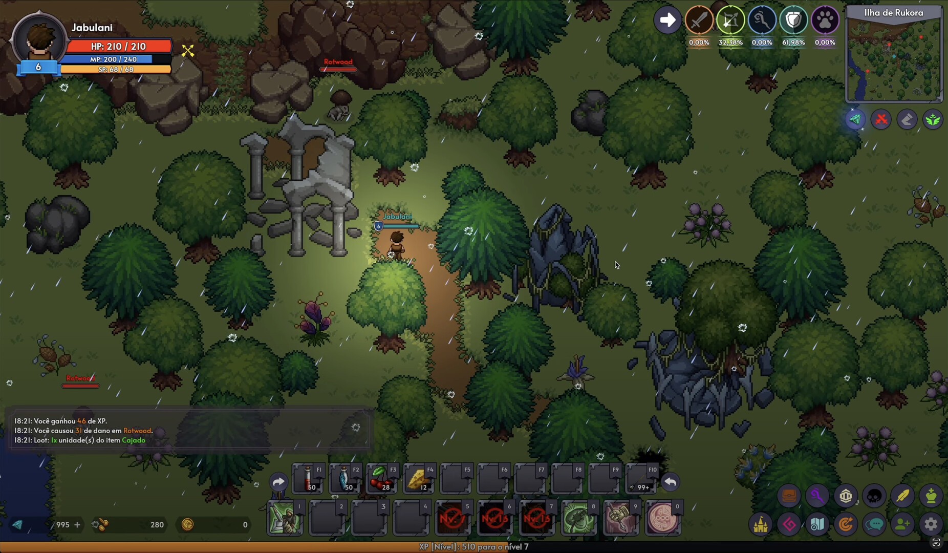 Można już grać w Grind Hero. Ładny przyjemny MMORPG w grafice 2D