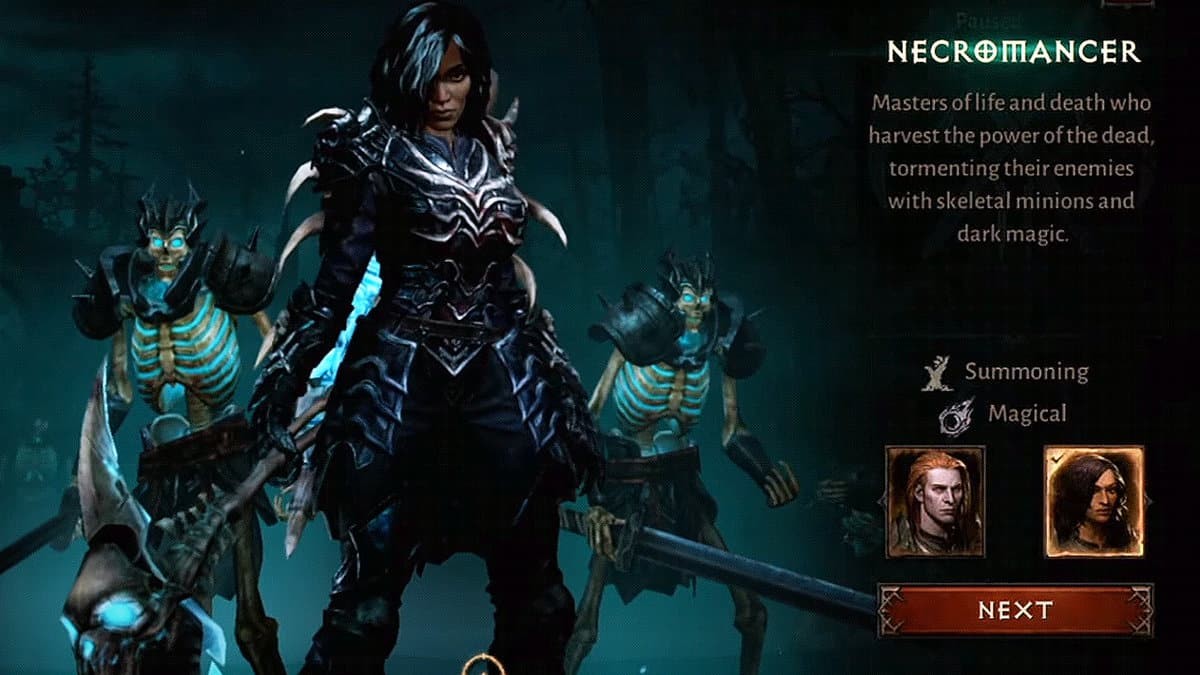 Nekromanta najpopularniejszą klasą w Diablo Immortal. Statystyki z gry