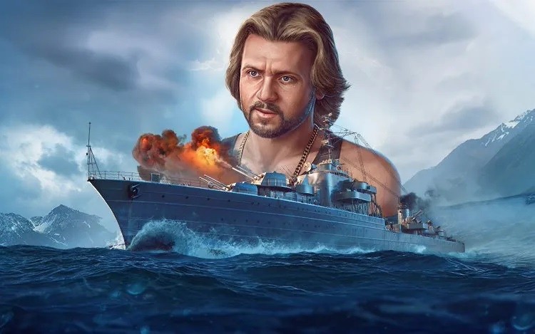 Aktor Michał Milowicz kapitanem w World of Warships