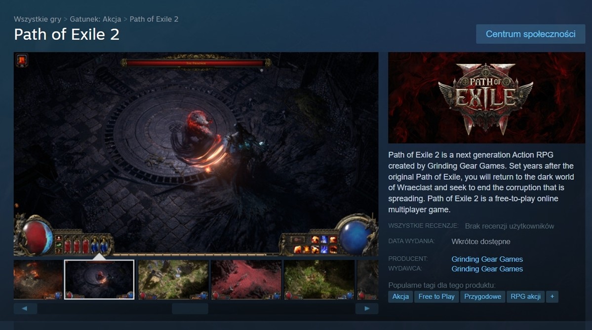 Path of Exile 2 pojawiło się na Steamie…