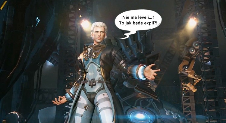 W Skyforge nie będziemy mogli level'ować postaci, bo... czegoś takiego tutaj nie ma 