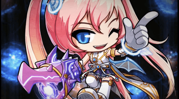 Ta "Pani" to Angelic Buster, nowa postać w Maple Story EU