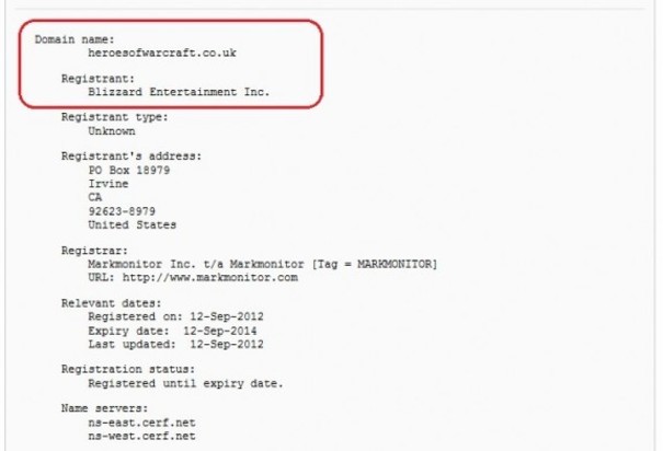 Blizzard zarejestrował domenę "Heroesofwarcraft.co.uk". Co to będzie za gra?