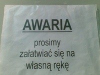 I znów awaria. I znów Przepraszamy