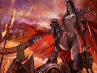 Seksowne (18+) przeróbki tapet postaci z World of Warcraft! Ostreeee.