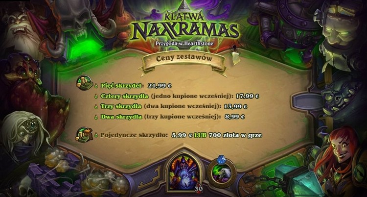 Grindujcie złoto albo szykujcie euro'sy na pierwszy dodatek do Hearthstone'a... bo chyba nie myśleliście, że będzie on darmowy