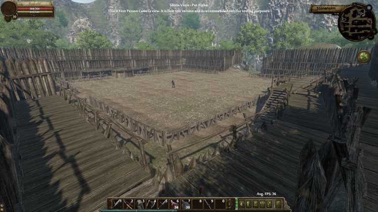 Tak wygląda arena do walk PvP w polskiej Gloria Victis