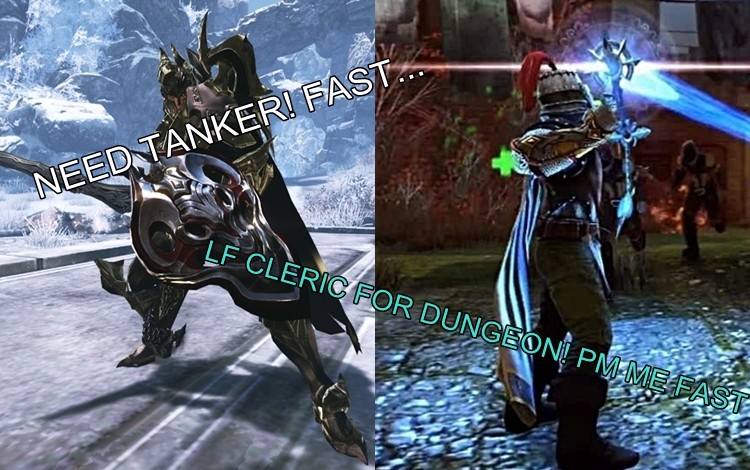Tanker czy Healer - kogo częściej szukają do Party? 