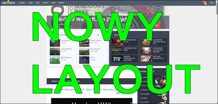 Jasność, jasność widzę. Nowy layout MMORPG.org.pl