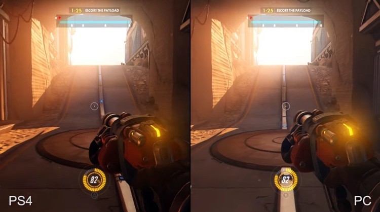 Overwatch na PS4 vs Overwatch na PC