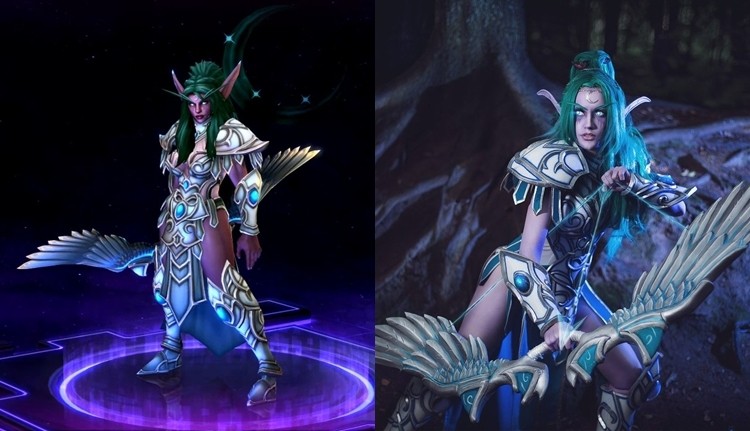 Piękniejsza strona MMORPG: Tyrande z World of Warcraft.