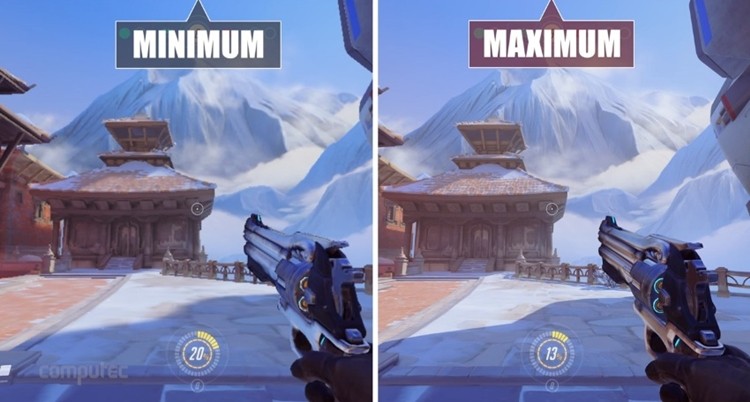 Overwatch na minimalnych vs Overwatch na maksymalnych ustawieniach graficznych