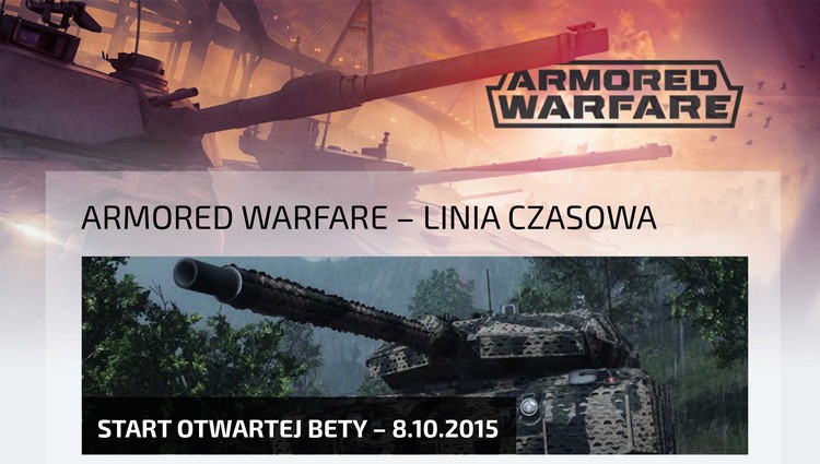 Factsheet na temat Armored Warfare