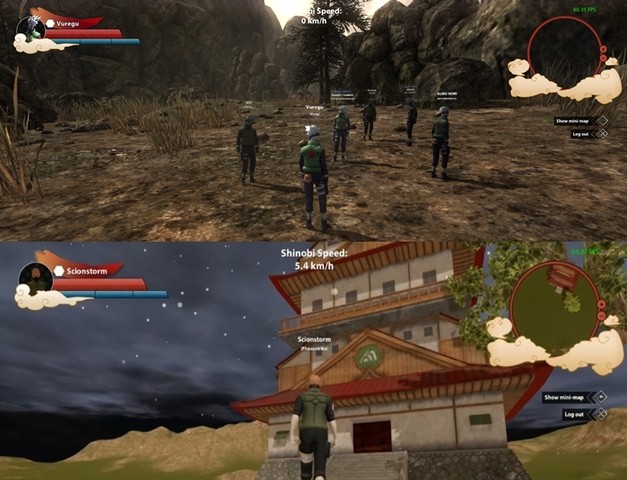Shinobi Life Online rok temu... i teraz. Cofnęli się w rozwoju czy co? 
