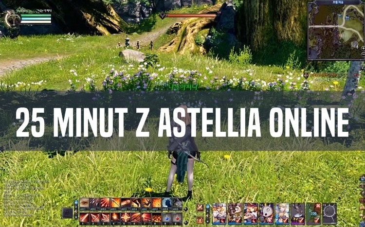 25 minut z przepiękną Astellią Online. Pod względem grafiki bije na głowę TERĘ Online i Blade & Soul