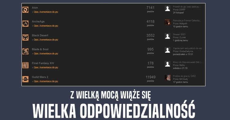 Poszukujemy osoby na stanowisko administratora forum MMORPG.org.pl. Jest to oczywiście płatna fucha