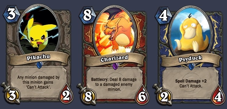 Pewien gracz nudził się tak bardzo, że przeniósł Pokemony do Hearthstone