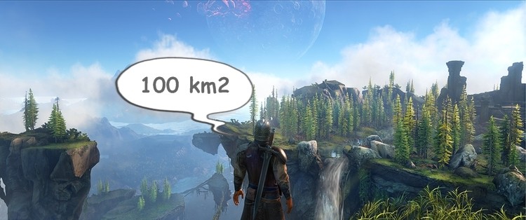 Świat Dark and Light ma rozmiar 100 km2. Koniec i kropka!
