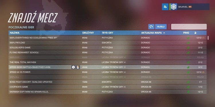 Overwatch jest od teraz prawdziwym shooterem. Wreszcie dostaliśmy wyszukiwarkę serwerów... 