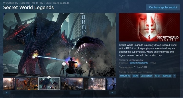 Secret World Legends zadebiutował na STEAM. Przygotujcie się na najazd tysięcy graczy!