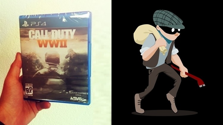 Włamał się do fabryki i ukradł płyty z Call of Duty WW2