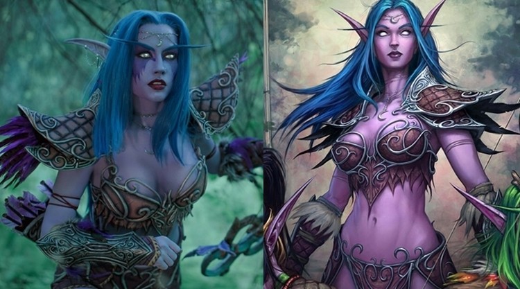 Piękniejsza strona MMORPG: Night Elf z WoW-a