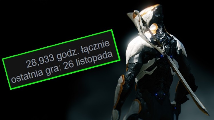 Przed wami największy no-life w Warframe. Prawie 30 tys. godzin na liczniku...