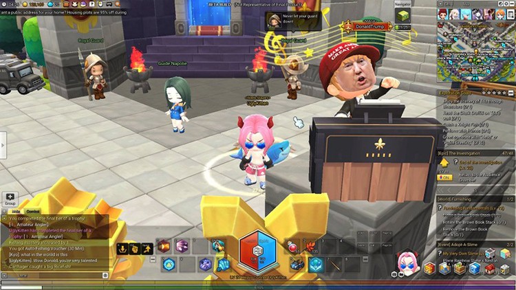 MapleStory 2 pełne jest rasistowskich, politycznych i pornograficznych przedmiotów