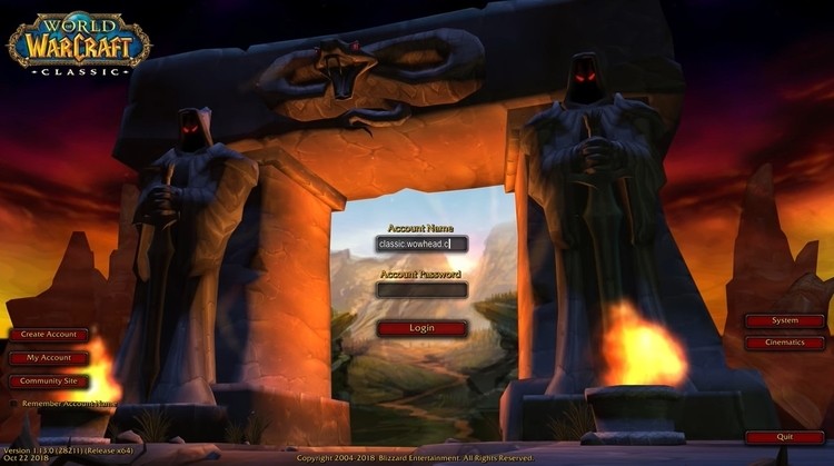 Demo WoW Classic z licznikiem czasowym. Nie pogramy dłużej niż 60 minut