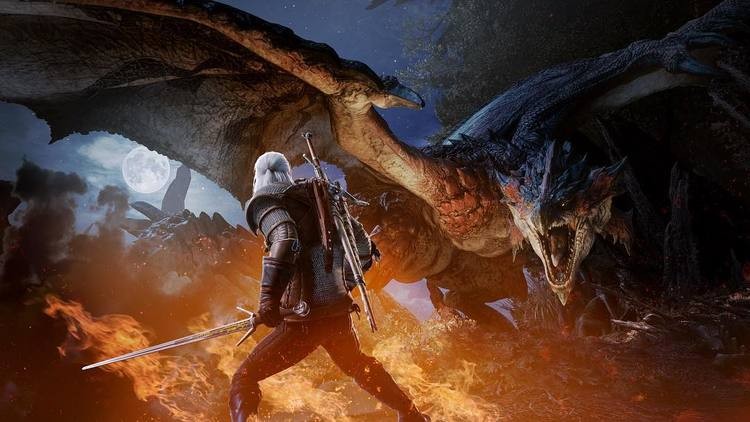 Już wiadomo, kiedy Geralt przybędzie do Monster Hunter World