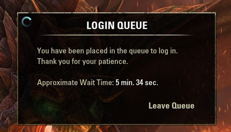 Kolejki w Elder Scrolls Online, bo liczba graczy jest największa od czterech lat!