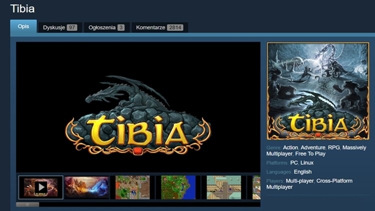 Tibia na Steam? Chyba musimy porzucić nadzieję