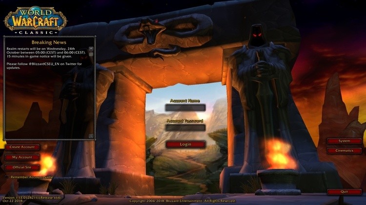 Blizzard poprawia WoW Classic i opóźnia finałowe testy