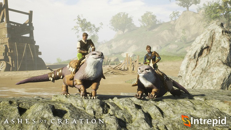 Ashes of Creation przedstawia historię wydry, będącej naszym wierzchowcem