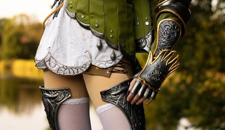 Podniecający cosplay Rangerki z Black Desert