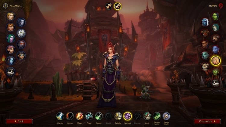Fiu-Fiu, tak wygląda nowy ekran tworzenia postaci w WoW Shadowlands