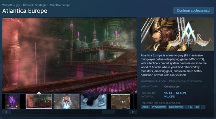 Atlantica Online będzie popularniejsza. Europejska wersja gry na Steamie