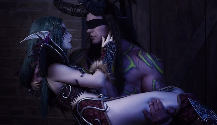 Absolutnie fantastyczny cosplay Tyrande oraz Illidana z World of Warcraft