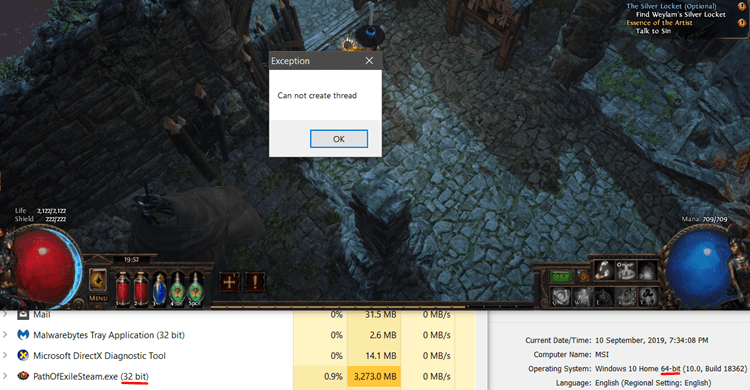 Path of Exile usuwa 32-bitowego klienta gry
