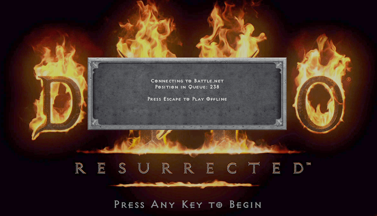 Diablo 2 Resurrected wprowadziło kolejki. Wszystko przez "stary kod źródłowy"