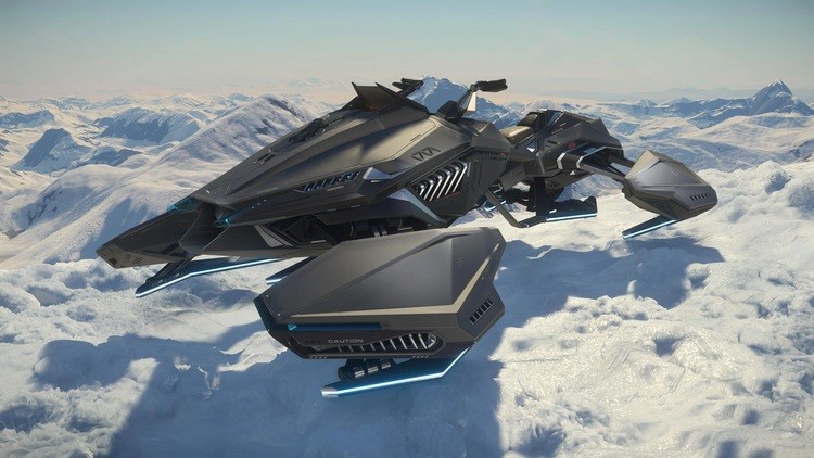 Star Citizen z okazji świąt rozdał za darmo… tapetę z nowym poduszkowcem