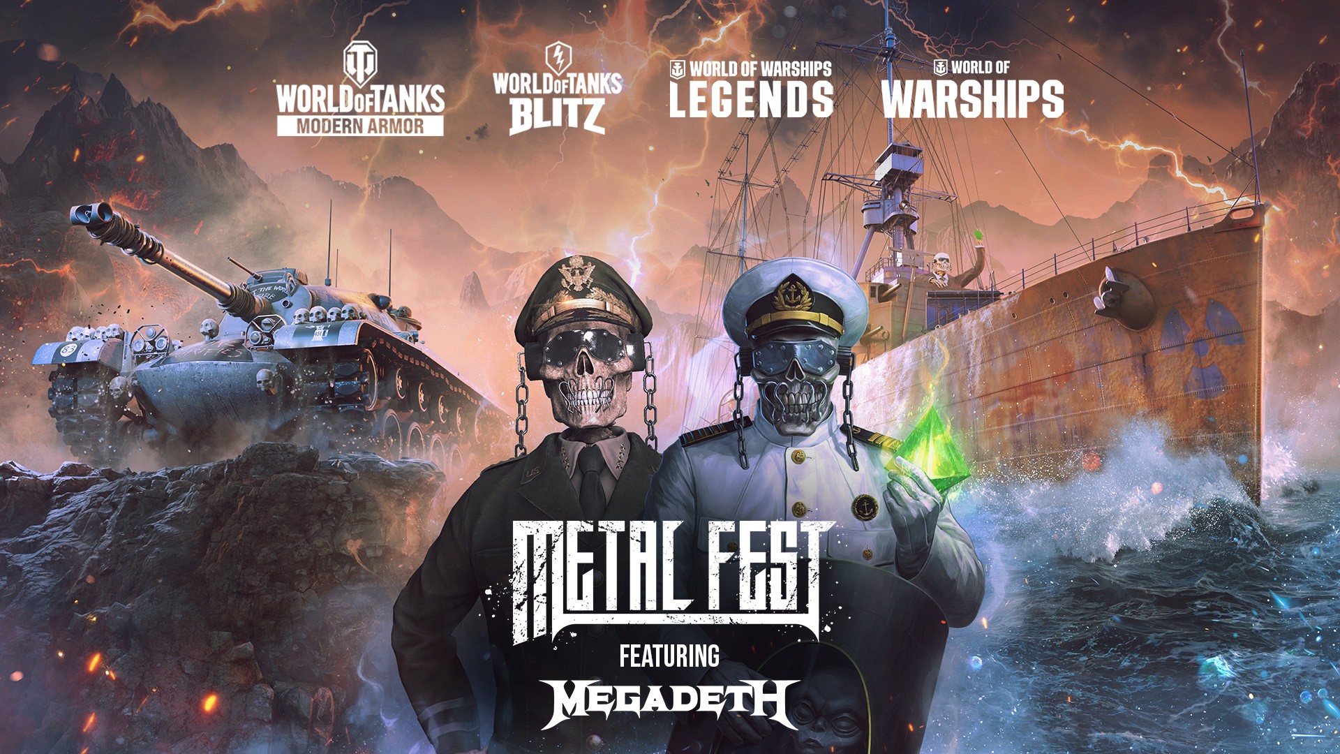 Zespół Megadeth gwiazdą wydarzenia Wargaming Metal Fest